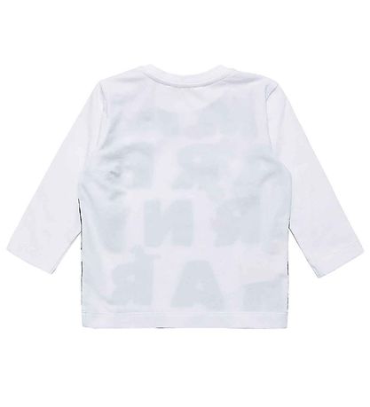 Marni Bluse - Hvid m. AOP Logo Marni Bluse - Hvid m. AOP Logo