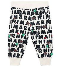 Marni Sweatpants - Off-White m. AOP Logo Marni Sweatpants - Off-White m. AOP Logo