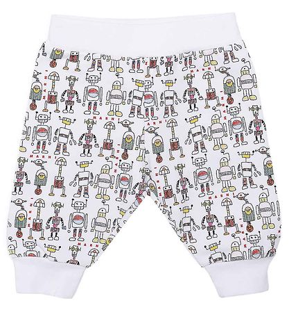 Marni Nattøj - Tuta - Hvid m. Robotter