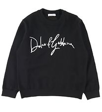 Dolce & Gabbana Bluse - Uld - DNA - Sort Dolce & Gabbana Bluse - Uld - DNA - Sort