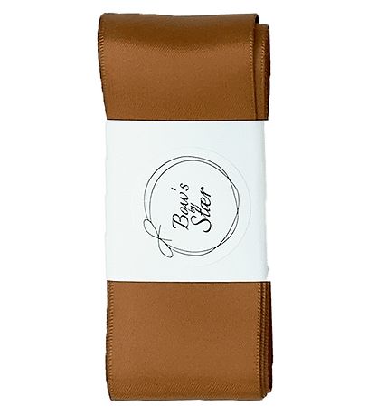 By Stær Dåbsbånd m. Sløjfe - Satin - Golden Brown By Stær Dåbsbånd m. Sløjfe - Satin - Golden Brown