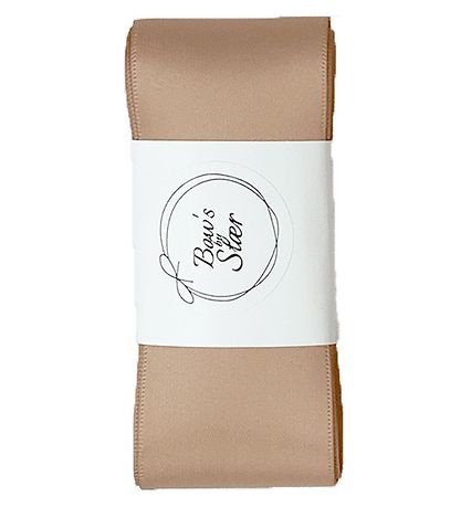 By Stær Dåbsbånd m. Sløjfe - Satin - Beige By Stær Dåbsbånd m. Sløjfe - Satin - Beige