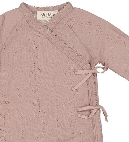 MarMar Slå-om Heldragt - Uld - Pointelle - Rula - Burnt Rosa MarMar Slå-om Heldragt - Uld - Pointelle - Rula - Burnt Rosa