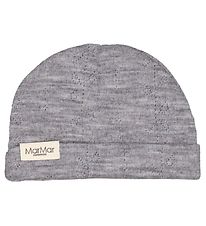 MarMar Hue - Uld - Pointelle - Aiko - Grey Melange MarMar Hue - Uld - Pointelle - Aiko - Grey Melange