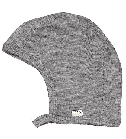 MarMar Babyhjelm - Uld - Hoody - Grey Melange MarMar Babyhjelm - Uld - Hoody - Grey Melange