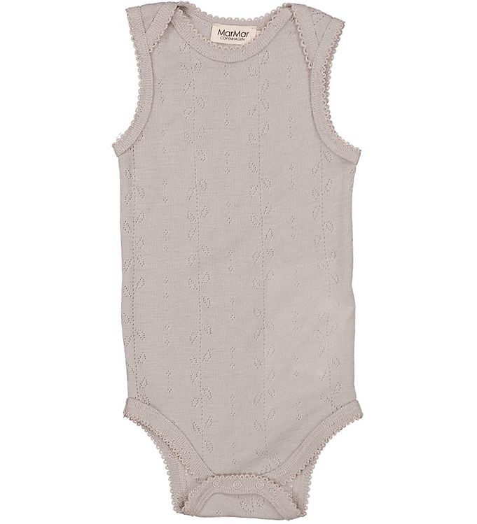 MarMar Bini Body u/æ Uld Pointelle - Soft Dove