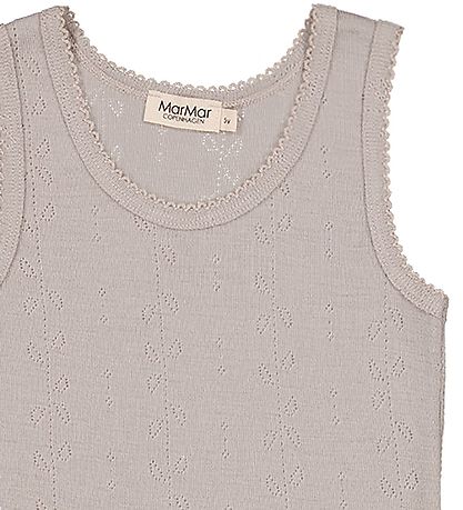 MarMar Undertrøje - Uld - Pointelle - Tavi - Soft Dove