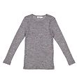 MarMar Bluse - Uld - Tamra - Grey Melange MarMar Bluse - Uld - Tamra - Grey Melange