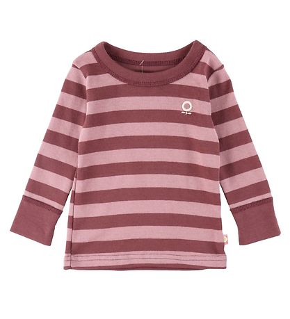 Katvig Bluse - Mørk Rosa m. Striber Katvig Bluse - Mørk Rosa m. Striber