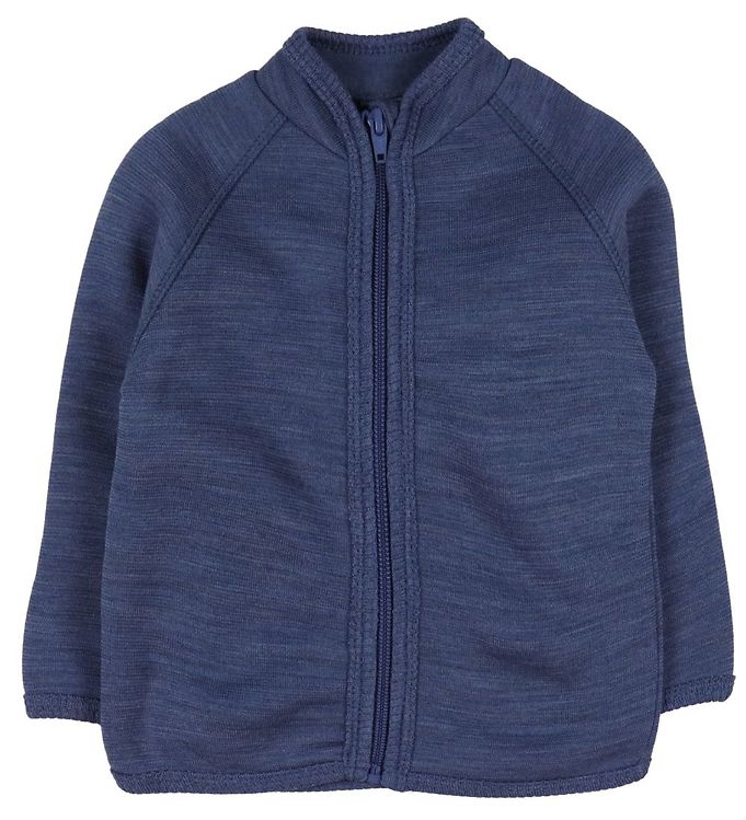 Smallstuff Cardigan Uld - Denim Melange