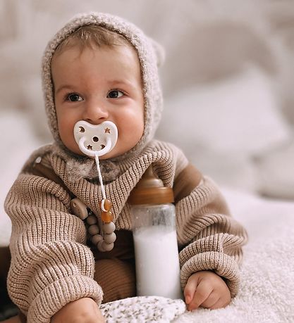 Hevea Sutter - 0-3 mdr - 2-pak - Naturgummi - Baby Blue/Milky Wh Hevea Sutter - 0-3 mdr - 2-pak - Naturgummi - Baby Blue/Milky Wh