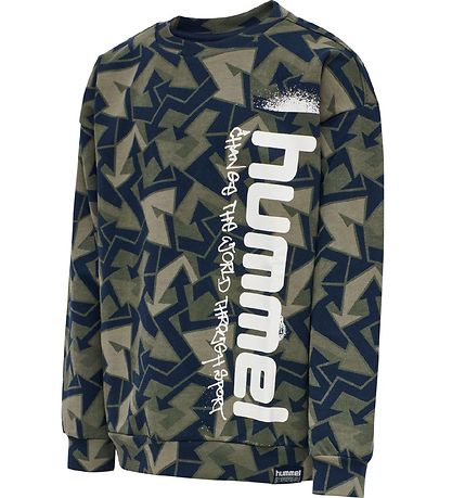 Hummel Sweatshirt - hnlArrows - Black Iris