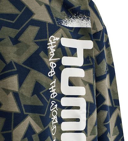 Hummel Sweatshirt - hnlArrows - Black Iris
