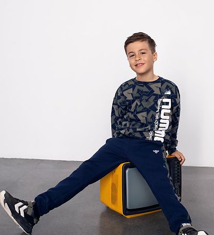 Hummel Sweatshirt - hnlArrows - Black Iris