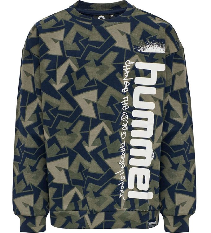 Hummel Sweatshirt - hnlArrows - Black Iris