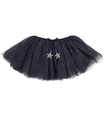 Mimi & Lula Tylskørt - Navy m. Stjerner Og Sølv Prikker Mimi & Lula Tylskørt - Navy m. Stjerner Og Sølv Prikker