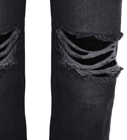 Hound Jeans - Wide w/ Holes - Black Denim Hound Jeans - Wide w/ Holes - Black Denim