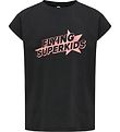 Hummel T-Shirt - HmlFlying Diez - Schwarz/Pink