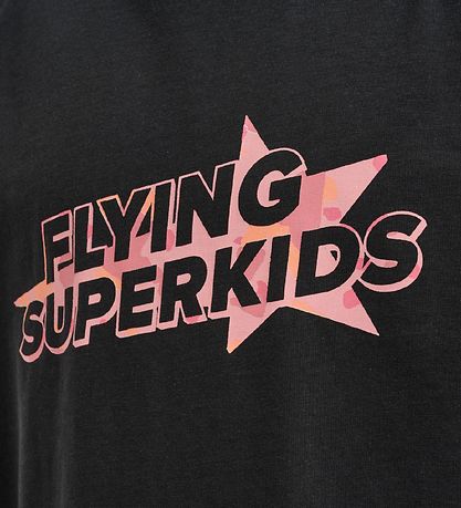Hummel T-Shirt - HmlFlying Diez - Black/Pink