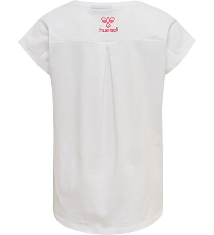 Hummel T-Shirt - HmlFlying Diez - White/Pink
