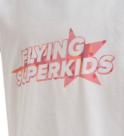 Hummel T-Shirt - HmlFlying Diez - White/Pink
