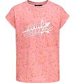 Hummel T-Shirt - HmlFlying Diez - Pink/Weiß