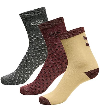 Hummel Strømper - hmlBeta - 3-Pak - Chocolate Truffle