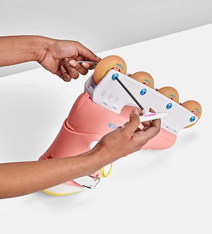 Impala Hjul - 4-pak - 70 mm - Rosa/Gul Impala Hjul - 4-pak - 70 mm - Rosa/Gul