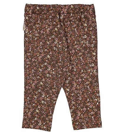 Wheat Bukser - Bille - Maroon Flowers Wheat Bukser - Bille - Maroon Flowers