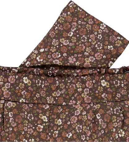 Wheat Bukser - Bille - Maroon Flowers Wheat Bukser - Bille - Maroon Flowers
