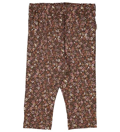 Wheat Bukser - Bille - Maroon Flowers Wheat Bukser - Bille - Maroon Flowers