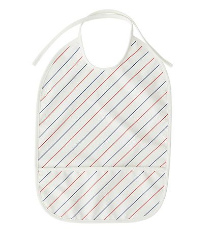 OYOY Hagesmæk m. Lomme - Lang - 2-pak - Striped - Mellow/Choko OYOY Hagesmæk m. Lomme - Lang - 2-pak - Striped - Mellow/Choko