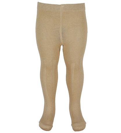 Minymo Strømpebukser - 2-Pak - Pale Gold