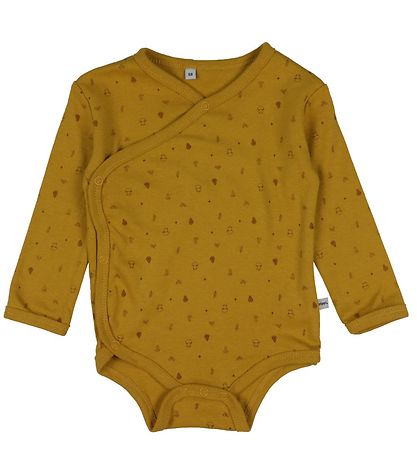 Pippi Baby Slå-om Bodyer l/æ - 4-pak - Tinsel