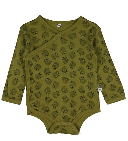 Pippi Baby Slå-om Bodyer l/æ - 4-pak - Tinsel