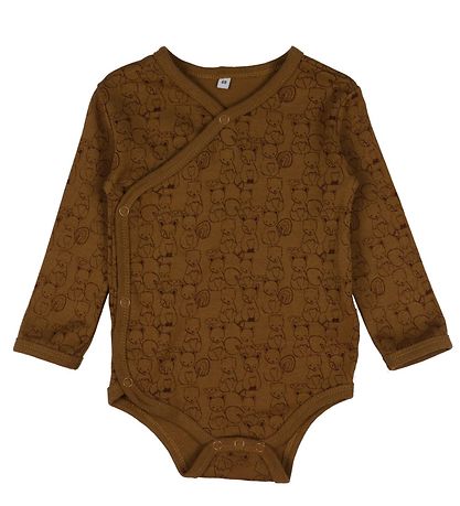 Pippi Baby Slå-om Bodyer l/æ - 4-pak - Tinsel