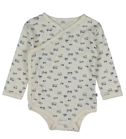 Pippi Baby Slå-om Bodyer l/æ - 4-pak - Blue Mirage Pippi Baby Slå-om Bodyer l/æ - 4-pak - Blue Mirage