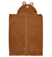 Pippi Babyhåndklæde - 70x120 - Almond m. Bjørn Pippi Babyhåndklæde - 70x120 - Almond m. Bjørn