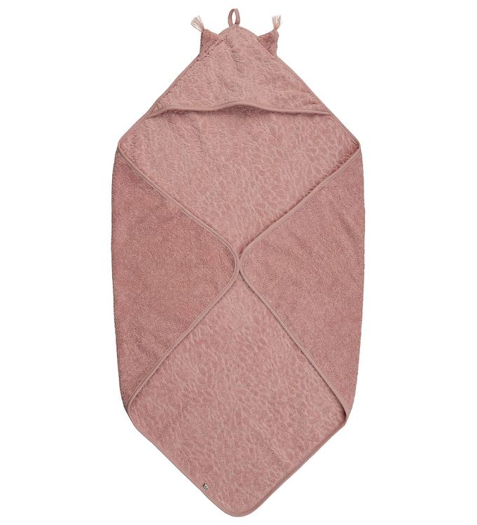 Pippi Babyhåndklæde – 83×83 cm – Misty Rose
