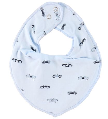 Fixoni Babyslabbetje - 3-pack - Infinity - Dusty Blue m. Print Fixoni Babyslabbetje - 3-pack - Infinity - Dusty Blue m. Print