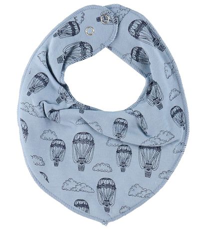 Fixoni Teething Bib - 3-Pak - Infinity - Dusty Blue w. Print