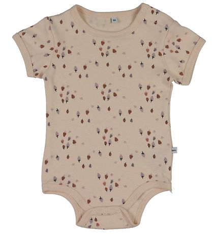 Pippi Baby Bodyer k/æ - 4-pak - Burlwood