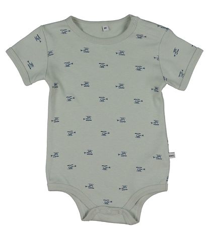 Pippi Baby Bodyer k/æ - 4-pak - Blue Mirage