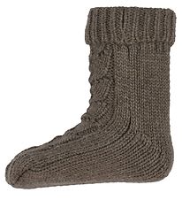 That's Mine Strømper - Strik - Earth Brown Melange That's Mine Strømper - Strik - Earth Brown Melange