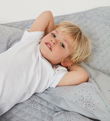 Petit by Sofie Schnoor Tæppe - Quilted - Dusty Blue