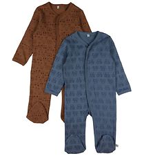Pippi Baby Natdragter m/f - Natdragt - 2-pak - Blue Mirage Pippi Baby Natdragter m/f - Natdragt - 2-pak - Blue Mirage