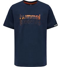 Hummel T-Shirt - hmlGrand - Black Iris