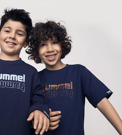 T-Shirt Hummel - hmlGrand - Black Iris