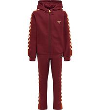 Hummel Tracksuit Set - hmlBrave - Chocolate Truffle