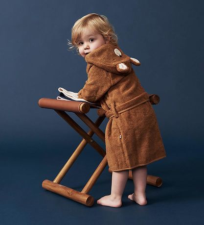 Pippi Baby Badekåbe - Almond m. Bjørn Pippi Baby Badekåbe - Almond m. Bjørn